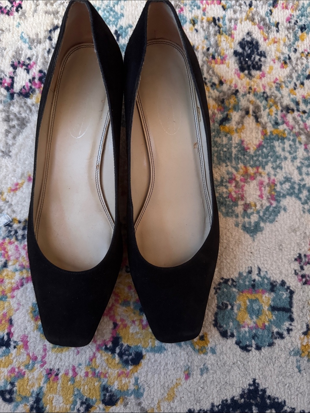 Classic Black Women's Suede Pumps - Elegant Everyday Heels by Talbots